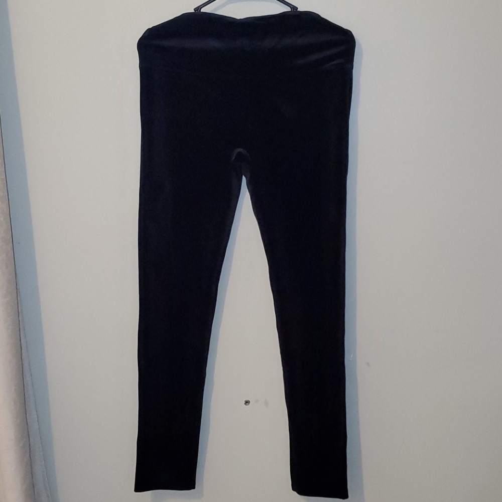 Black Velvet Leggings